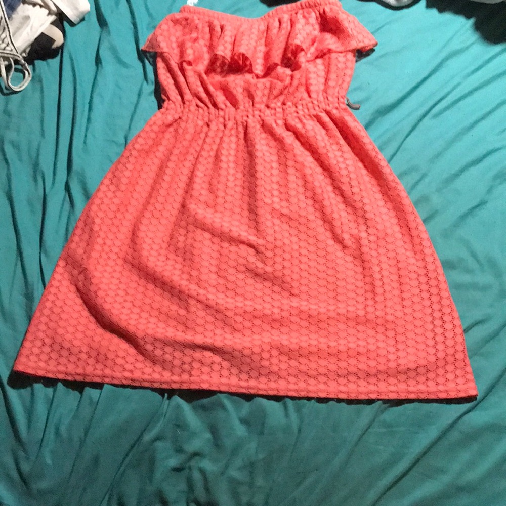 Derek Heart Strapless Dress